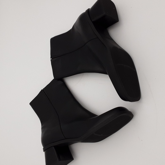 Naruralizer Elegant Black Women10.5M  Ankle Boots Leather Women Y2k Square Toe - Picture 7 of 13